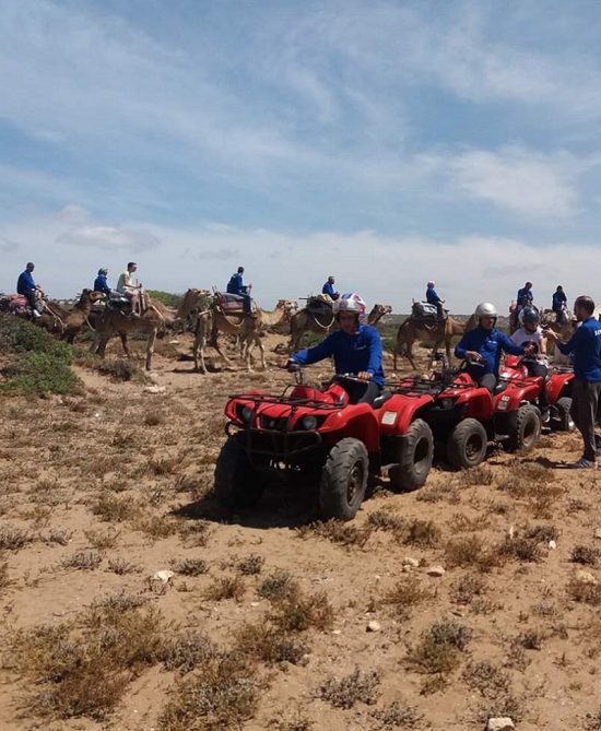 One Hour Guided Quad + One Hour Guided Dromedary Ride in Essaouira (Two-seater)