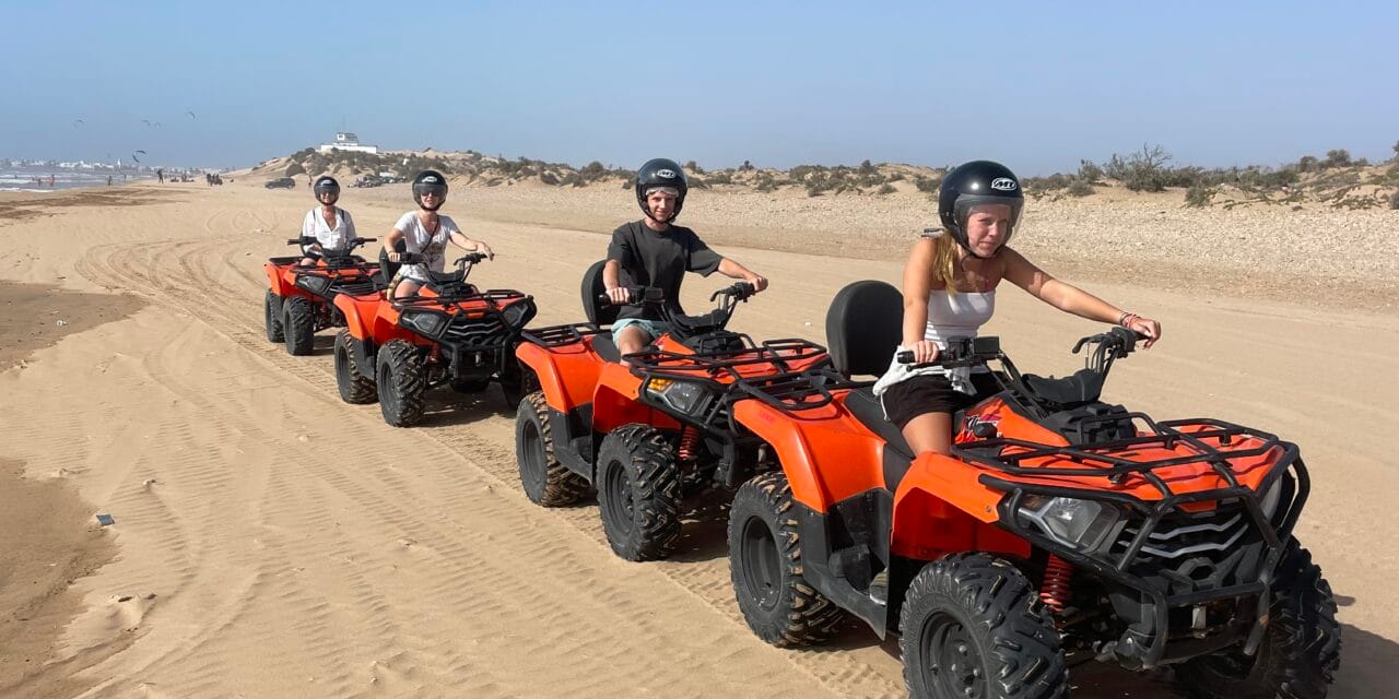Balade quad en famille a Essaouira : sécurité, équipements et paysages